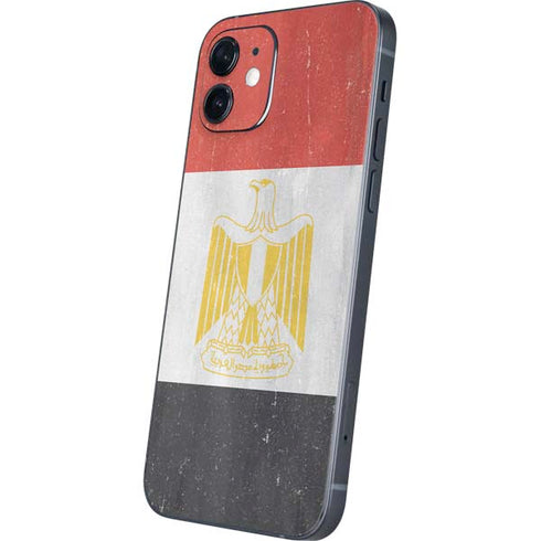 Egypt Flag Distressed iPhone 12 Skin